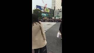 Shibuya scrumble crossing 渋谷スクランブル交差点　2