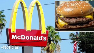 CDC emite alerta en McDonald's por brote de E. coli relacionado con "Quarter Pounders"