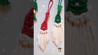 🎅Christmas Santa Claus🎄 | Macrame Gnomes #christmas #santaclaus #santa #diy #crafts #christmasdecor