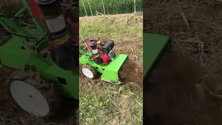 Part 729 Gasoline weeder Small micro tiller Trenching and cultivating machine.😱