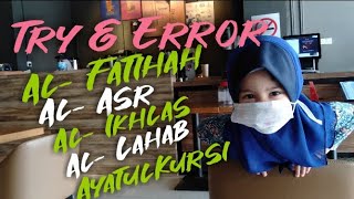 Menakjubkan Anak Kecil membaca ayat Al- Quran (umur 2 tahun)