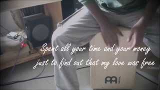 "Not a bad thing" (Boyce Avenue ft. Tahsan113) Cajón Cover