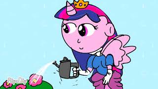 Princess Twilight Sparkle Watering the Flowers Animation