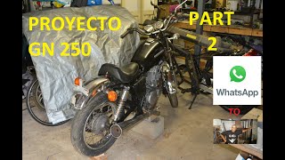 como prearar para pintar//Proyecto GN250 Parte 2