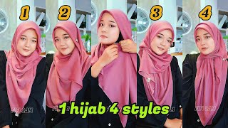 4 TUTORIAL HIJAB MODERN FORMAL SEGI EMPAT DALAM 3 MENIT