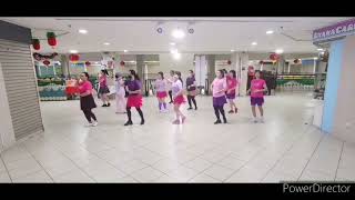 Rumba Latina Line Dance - Demo By D'Sisters & Friends LDG @katarinasherrina9678 @linavian1110