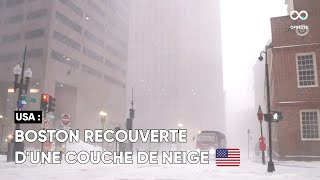 Une blizzard a frappé certaines parties de la côte Est des USA