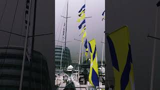 Salone nautico di Genova, meteo permettendo … #salonenautico #genova #barcaavela