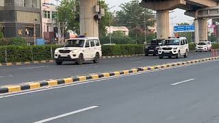 CM HARYANA CONVOY | GUGAON | GOLF COURSE ROAD | DLF PHASE 1