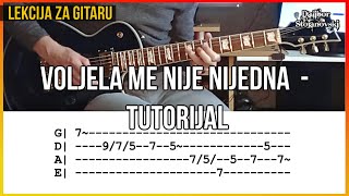 Džoni Štulić - Voljela Me Nije Nijedna | Lekcija Za Gitaru | Guitar Tutorial | Dalibor Stojanovski