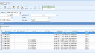 Tutorial Software Akuntansi Seventhsoft - Retur Penjualan dg Faktur