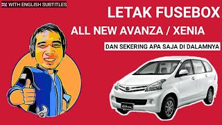 Letak FUSE BOX - ALL NEW AVANZA /XENIA