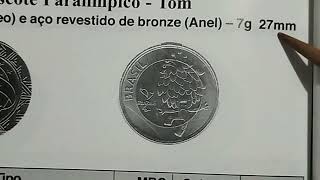 @1690-MOEDAS DO MASCOTE OLIMPICO TOM-