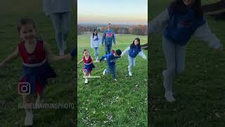 Buffalo bills themed family session