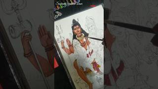 Shiv parwati family drawing 😍 #drawing #art #shiv #parvati #ytshorts #shorts #like #subscribe #shiva