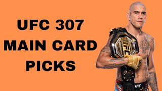 My picks for UFC 307 main card