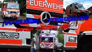 [EINSATZÜBUNG: VU-KLEMM] HLF 20/16 + RW2 Feuerwehr Fulda + Neuer RTW Neuhof