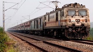 Dangerous High speed Trains " Humsafar Electric Trains " Indian Railways.