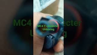 MC4 Y connecter unboxing#mc4yconnecter#installsolar #viral #@Msk444