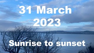 Sunrise to sunset on 31 March 2023 | 4K | Timelapse