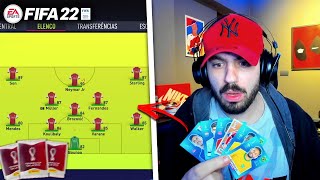 *PACOTES DA COPA* MONTARAM MEU TIME NO MODO CARREIRA! | FIFA Experimento