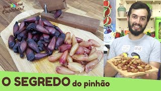 COMO FAZER PINHÃO COZIDO NA PANELA DE PRESSÃO | Dicas para o pinhão perfeito e de como descascar