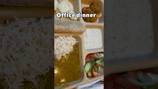 What I eat in office dinner 🍽️/ office free food #officefood #officelife #foodvlog #viral #office