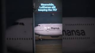 Lufthansa keeping the 747 💪❤️ #747 #lufthansa #respect #aviation #boeing #aircraft