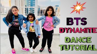 bts dynamite dance cover || bts dynamite dance tutorial // dynamite dance steps for kids ||