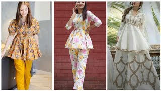 girls dress designs 2024 #pakistanidresses #trending #peplumsuit #top #youtuber #fashion