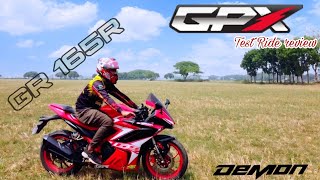 GPX Demon GR 165R  Test ride impression  review ||  Born Biker ||