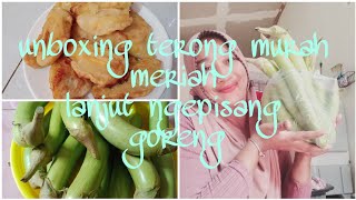 #dailyvlog terong murah meriah  / lanjut goreng pisang ⁉️