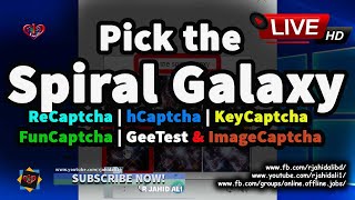 Pick the Spiral Galaxy | Solve easily FunCaptcha | Demo | Make Money at home