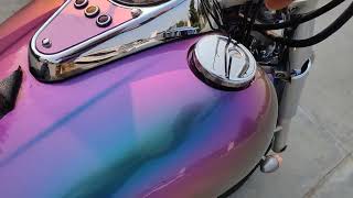 Шикарный корабль Kawasaki Vulcan VN1500 1998г. Обзор видео. Владивосток