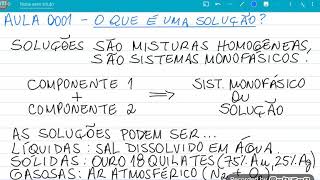 Aula 0001 - O que é uma solução?