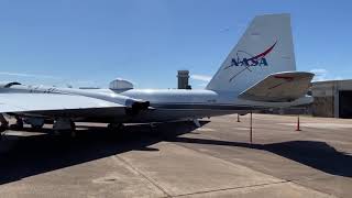 WB-57 Wing Span Up Close at Wings Over Houston 2023