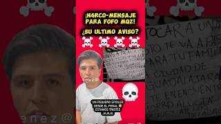 Cabeza humana con mensaje para Fofo Márquez #fofo #shorts