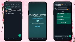 CHEGOU! NOVO WHATSAPP GOLD V17 SUPER ATUALIZADO  2022 COM NOVAS FUNÇÕES