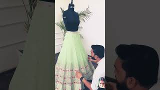 Latest beautiful new collection lehenga design 😍 party wear lehenga#shots #viral #trending#designer