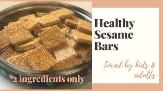 Healthy sesame bars - kids (and adults!) love it 😍 perfect for teething