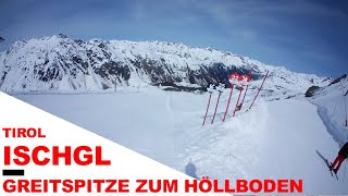 Ischgl - Abfahrt Höllspitze zur Paznauner Thaya (schwarz)