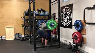 1/31/18 Squat Pin-Bottom 285x3 @8.5 ws 2/4