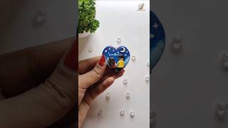 Blue Heaven 💙|Clay work|Handmade #shortsvideo #youtubeshorts #youtubeshortsvideo #clayart #painting