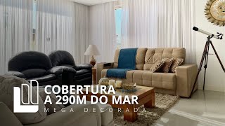 À venda - Cobertura Mega Decorada Com 3 Quartos A 290M Do Mar Em Bombinhas/SC