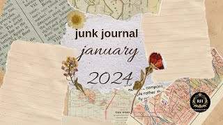 Journal Flip Through | Completed Art Junk Journal | My Personal Journal #junkjournaljanuary