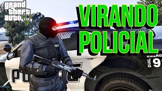 COMO SER POLICIAL NO GTA V MODO HISTÓRIA