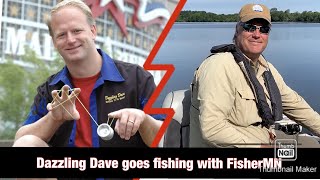 Dazzling Dave goes fishing with FisherMN