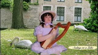 Peaceful Harp Music "Sailing on a Lake" 19 string lap harp by Therese Francess Claire