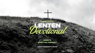 Lenten Devotion: March 12, 2023