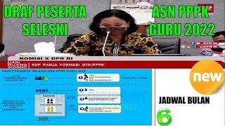 DRAF PESERTA SELESKI ASN – PPPK GURU 2022 || JADWAL THUN 2022 ||